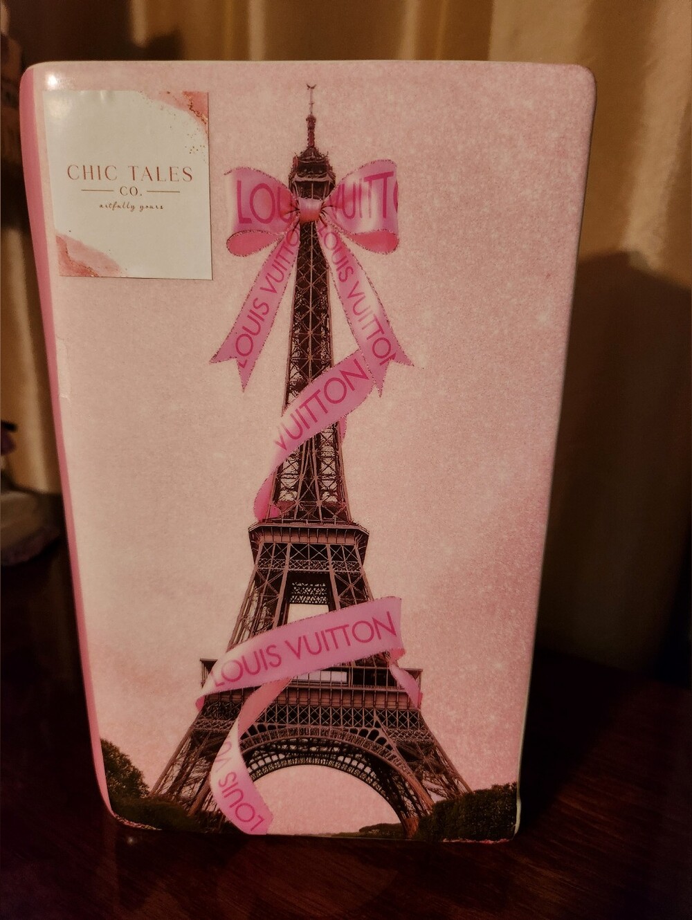 ๐ฅ Limited Edition Ceramic Makeup/ Hair Brush Holder Vase Eiffel & Lux Logo - Picture 5 of 13